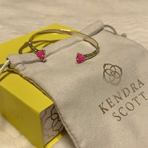 Kendra Scott Cuff Pink Bracelet